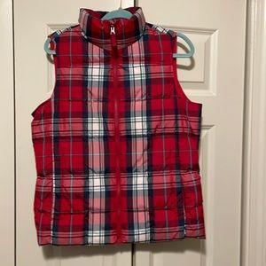 Womens lands end vest size M